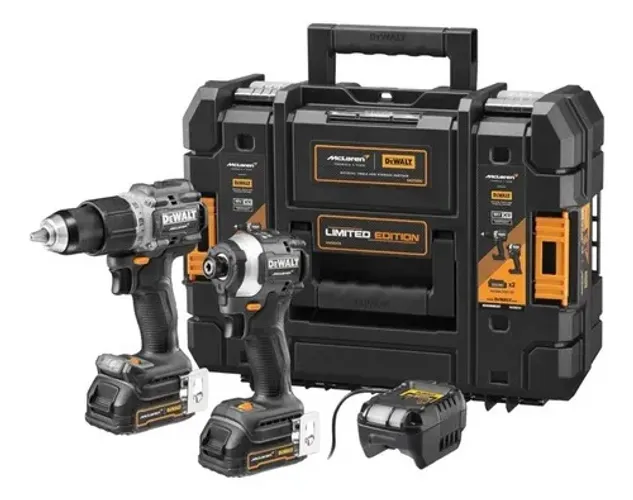 Combo Furadeira Imp Dcd85m Paraf Dcf85m Bolsa Dewalt Mclaren