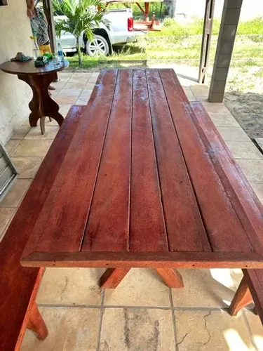 Mesa Rústica em Madeira