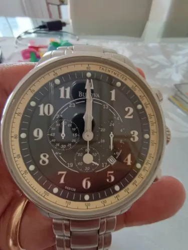 Relógio BULOVA Cronógrafo importado excelente estado 