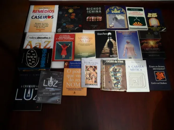Livros, miticismo, esoterismo, medicinal,auto ajuda, vida inteligente, auto conhecimento, 