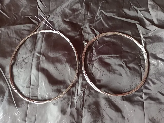 Jogo de cabos INOX freios e câmbios .