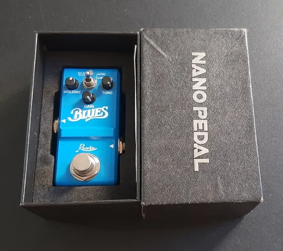 Pedal de Efeito Overdrive Nano não acompanha fonte 9V