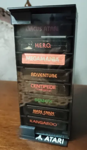 Porta Cartuchos Atari 2600
