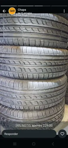 Pneu remold  Tekystyre  205/65/15 NOVO