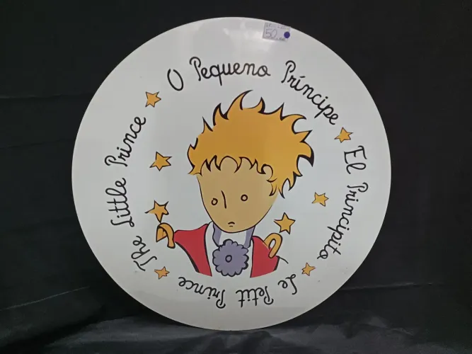 Quadro Decorativo em Metal Pequeno Príncipe 