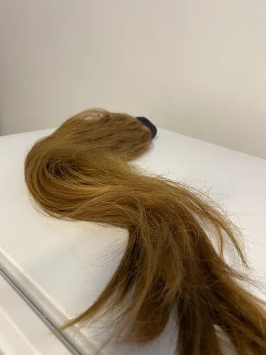 Cabelo rabo de cavalo 65cm fibra 