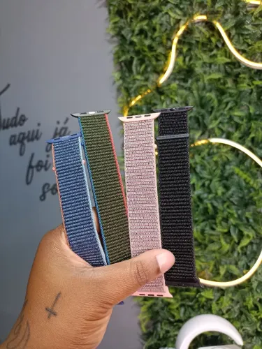 PULSEIRA DE NYLON PARA SMARTWATCH DE 41 A 45MM