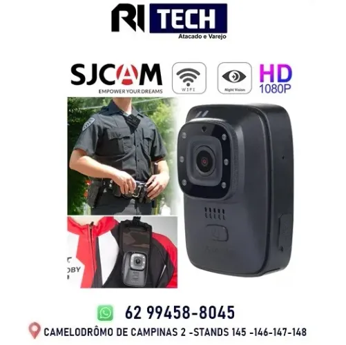 Câmera Esportiva Corporal Sjcam A10 Body Full HD 1080p iP65 Ircut Microfone