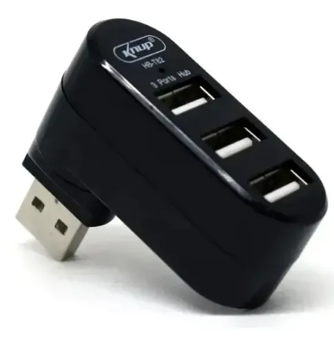 Hub USB 2.0 3 Portas Knup HB-T82 - WZetta