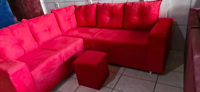 Sofá L. Disponível várias cores. Entregamos no mesmo dia