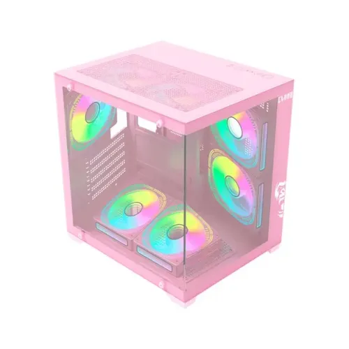 GABINETE AQUARIO GAMER GRODD CANDY - ROSA