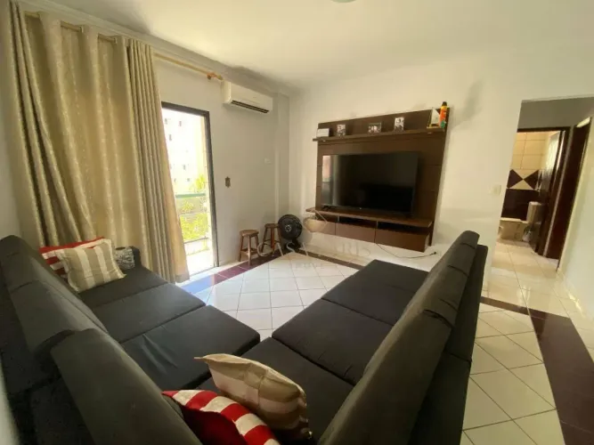Apartamento mobiliado com 1 dormitório à venda, 55 m² por R$ 265.000 - Tupi - Praia Grande