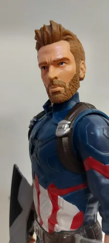 Action Figure Capitão América Power FX Guerra infinita 30cm original Hasbro