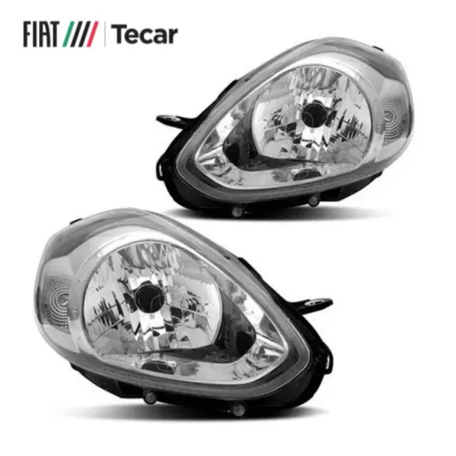 Kit Farol Dianteiro Punto 2008 2017 Peça Genuína Fiat Original