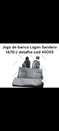 Jogo de banco Logan Sandero 