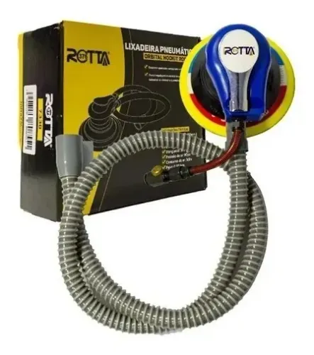 LIXADEIRA PNEUMATICA ASPIRADA 6POL ORBITAL ROTTA