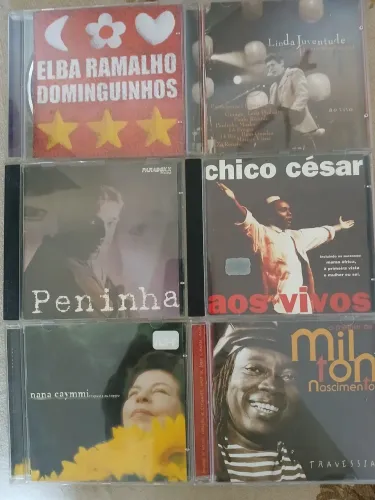 CDs de Música - Diversos Artistas kit 6 CDs