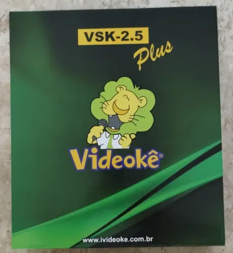 Videoke VSK 2.5 Plus - 12.524 músicas - Estado de novo
