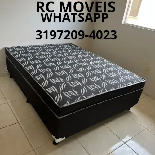 Cama Box Casal OrthoBox com Colchão D33 - Conforto e Resistência Garantidos