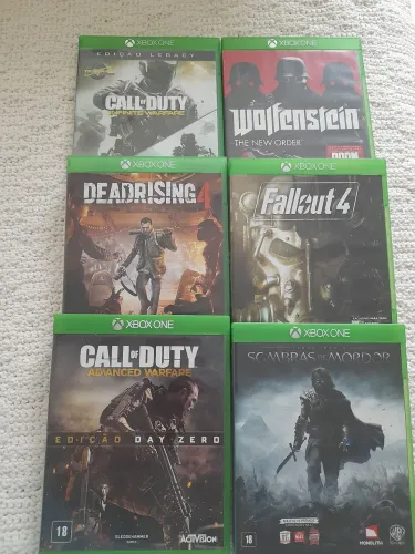  Lote Jogos Xbox One - Diversos Títulos