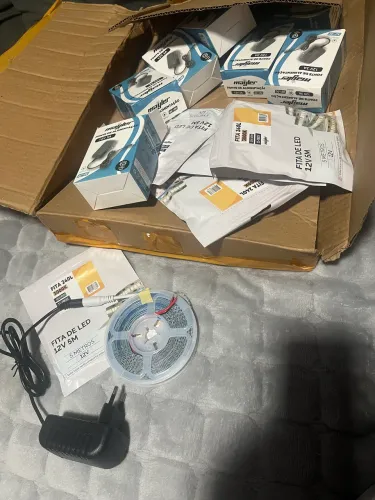 Fita Led 240led Por Metro 3528 12v Para Perfil 5 Metros Luz Forte Sanca com fonte