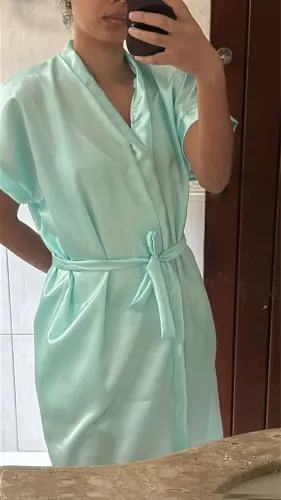 2 robes de cetim feminino