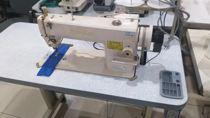 Máquina de costura reta industrial usada directdraw 