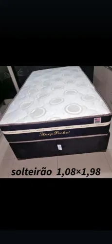 Cama Sleep Pocket Solteirão 1,08x1,98