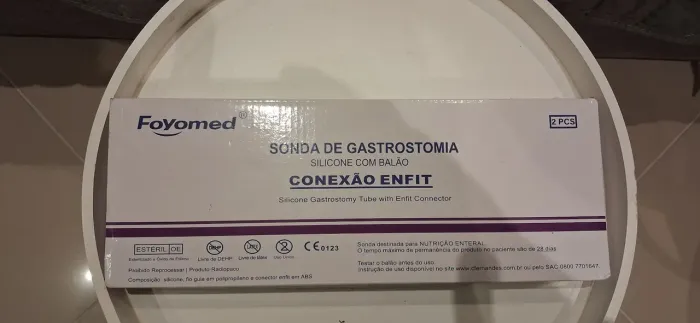 Sonda de Gastrostomia Silicone com Balão Conexão Enfit 