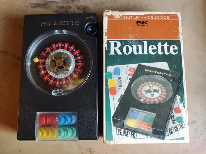 Jogo Roulette Braskit Anos 70 Completo