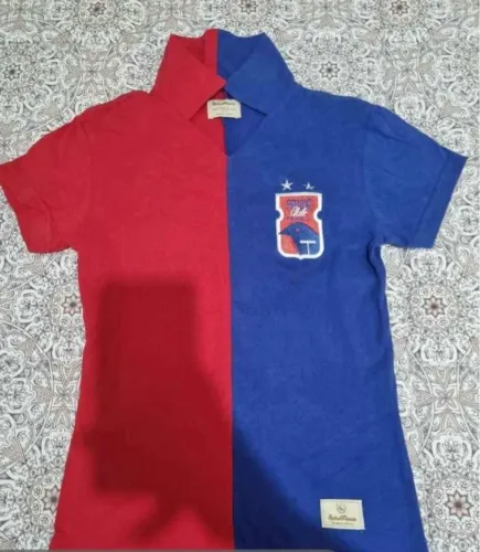 Camiseta Polo Vermelha e Azul - Paraná clube