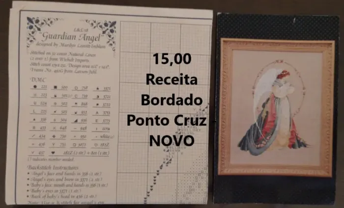 Receita Bordado Ponto Cruz - NOVO