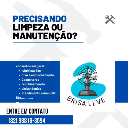 limpeza  ou Manutenção de ventiladores!