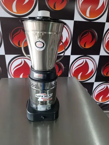 Liquidificador industrial 4 litros baixa rotação marca SPOLU BIVOLT 110/220v
