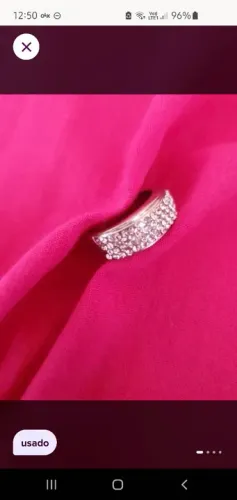 Anel strass