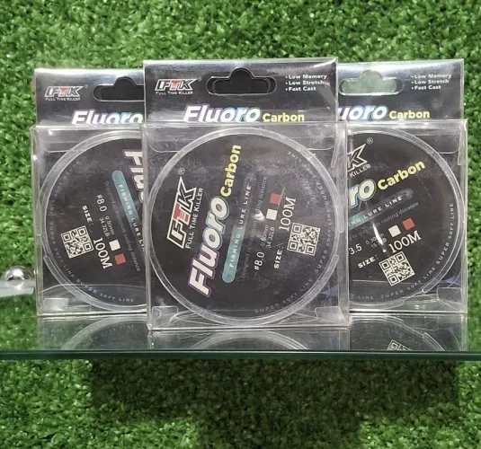 Linha de Pesca Fluorocarbon premiun 0.50mm e 0.30mm