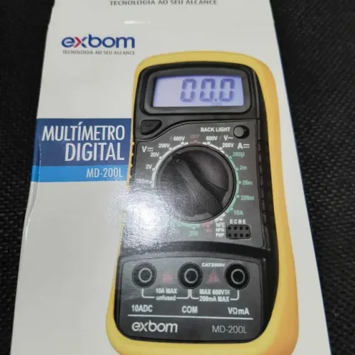 Multímetro digital EXBOM MD-200L