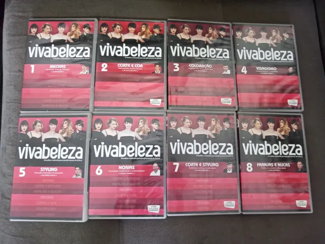 Curso de Cabeleireiro Viva Beleza 8 DVDS