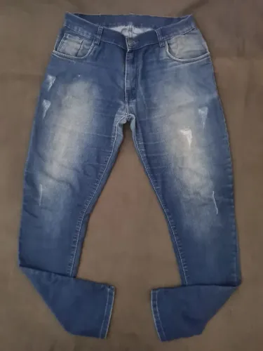 Calça Jeans Grifle Destroyed Tam-44 (original / usada)
