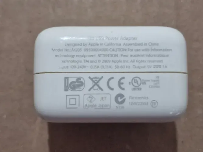 Carregador Fonte Apple Usb  5W A1205