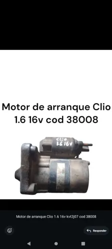Motor de arranque Clio 