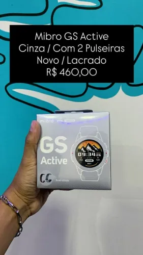 Smartwatch Mibro GS Active - Cinza - R$ 460,00 | Novo / Lacrado | Loja Fisica