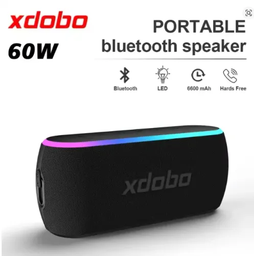 Caixa de Som Xdobo X8III Bluetooth Nova Potente e Portátil