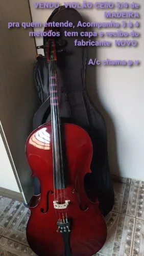 Violão Cello 3/4 de Madeira PROMOCAO DE NATAL