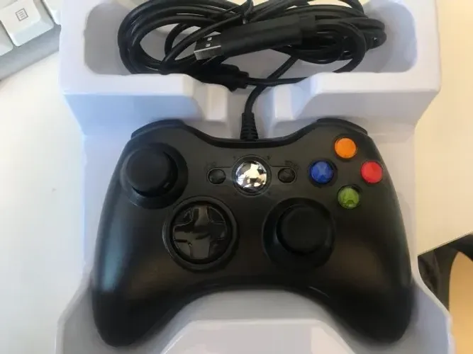 Controle XBOX 360 USB PC ou notebook com fio, ENTREGO!