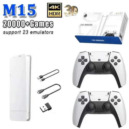 Console M15 - Mais de 20000 Jogos + 2 Controles