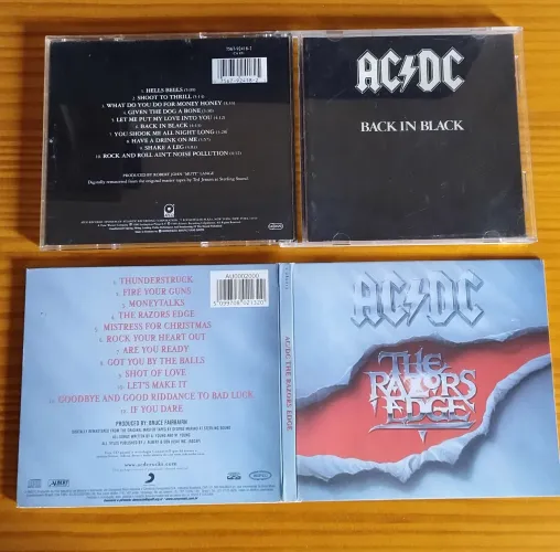 AC/DC-COMBO 02 CDs-Back in Black e The Razor's Edge