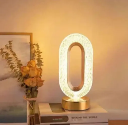 Luminaria cristal Elegancia sem fio 