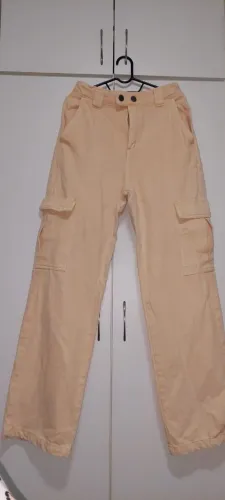 Calça Cargo Bege