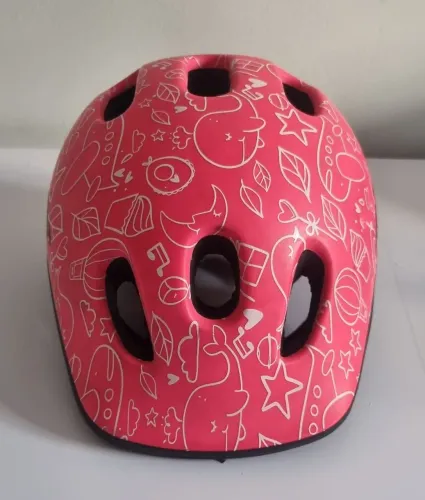 Capacete Infantil Ciclismo Rosa